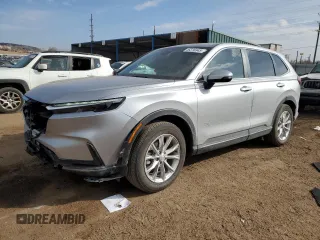 2024 Honda CR-V EX-L with VIN 2HKRS4H76RH473282, listed as a Copart auction lot 46316345 with 13,691 mi miles and Salvage Title. Bid and sale history available at carsss.com. Image 1.
