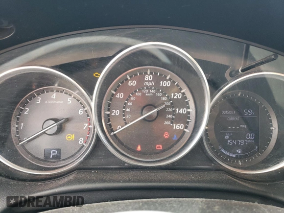 2013 Mazda CX-5 Grand Touring with VIN JM3KE4DE8D0102280, listed as a Copart auction lot 79750774 with 151,797 mi miles and Salvage Title. Bid and sale history available at DreamBid. Image 9.