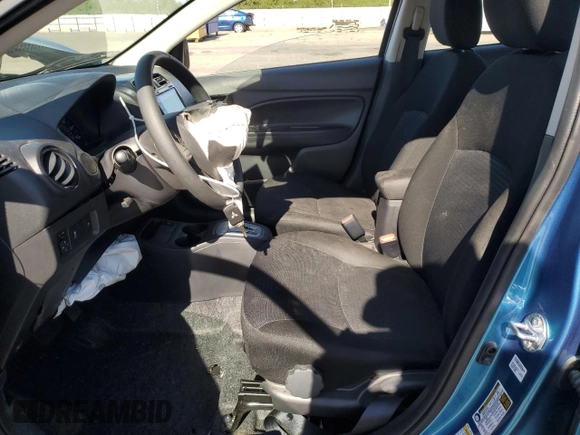 2024 Mitsubishi Mirage ES with VIN ML32FUFJXRHF12996, listed as a Copart auction lot 55492395 with 3,388 mi miles and Salvage title. Bid and sale history available at DreamBid. Image 7.