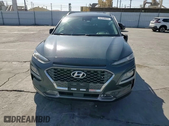 2020 Hyundai Kona Ultimate with VIN KM8K53A59LU485852, listed as a Copart auction lot 52358055 with 53,777 mi miles and Salvage Title. Bid and sale history available at carsss.com. Image 11.
