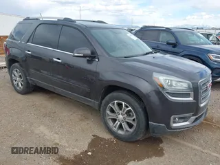 2014 GMC Acadia SLT z VIN 1GKKRRKD5EJ247636, wystawiony jako IAAI lot #41860999 z przebiegiem 141 285 mil mil oraz . Historia ofert i sprzedaży dostępna na DreamBid. Obrazek 1.