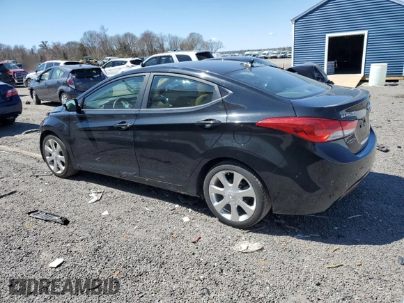 2011 Hyundai Elantra GLS with VIN 5NPDH4AE9BH052356, listed as a Copart auction lot 53126695 with 79,601 mi miles and Clean Title. Bid and sale history available at carsss.com. Image 2.