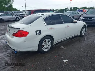 2012 Infiniti G25 Journey with VIN JN1DV6AP0CM700313, listed as a IAAI auction lot 42132045 with 131,210 mi miles and . Bid and sale history available at DreamBid. Image 4.