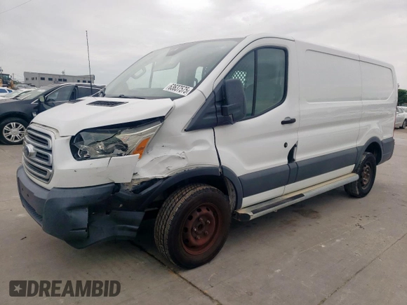 2016 Ford Transit Cargo with VIN 1FTYR1ZM7GKA69898, listed as a Copart auction lot 63637575 with 213,230 mi miles and Salvage title. Bid and sale history available at DreamBid. Image 1.
