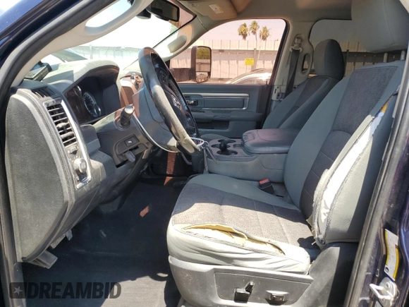 2015 Ram 2500 SLT with VIN 3C6UR5ML1FG594604, listed as a Copart auction lot 55496315 with 147,419 mi miles and Salvage title. Bid and sale history available at DreamBid. Image 7.