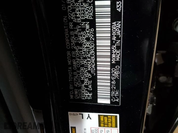 2024 Toyota Prius LE with VIN JTDADABU3R3012976, listed as a Copart auction lot 49826745 with 15,395 mi miles and Salvage Title. Bid and sale history available at carsss.com. Image 12.