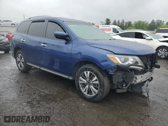 2017 Nissan Pathfinder S z VIN 5N1DR2MM1HC694901, wystawiony jako Copart lot #57759875 z przebiegiem 124 413 mil mil oraz Szkoda całkowita • Salvage title. Historia ofert i sprzedaży dostępna na DreamBid. Obrazek 4.