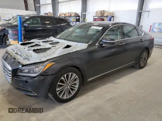 2015 Hyundai Genesis 3.8L with VIN KMHGN4JE0FU018111, listed as a Copart auction lot 53711075 with 184,509 mi miles and Clean Title. Bid and sale history available at carsss.com. Image 1.