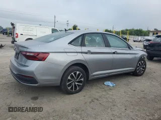 2024 Volkswagen Jetta S with VIN 3VW5M7BU7RM091813, listed as a Copart auction lot 65506645 with 18,901 mi miles and Non repairable. Bid and sale history available at DreamBid. Image 3.