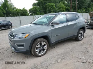 2020 Jeep Compass Limited with VIN 3C4NJDCB4LT216383, listed as a Copart auction lot 63049845 with 45,712 mi miles and Clean title. Bid and sale history available at DreamBid. Image 1.