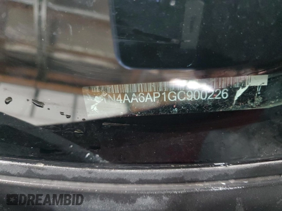 2016 Nissan Maxima S with VIN 1N4AA6AP1GC900226, listed as a Copart auction lot 51604355 with 75,144 mi miles and Clean Title. Bid and sale history available at DreamBid. Image 12.