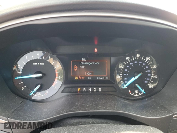 2017 Ford Fusion SE with VIN 3FA6P0HD6HR391766, listed as a Copart auction lot 53801585 with 65,023 mi miles and Salvage Title. Bid and sale history available at DreamBid. Image 9.