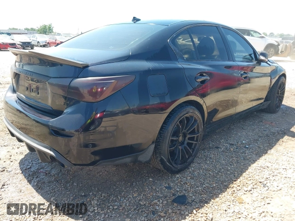 2016 Infiniti Q50 with VIN JN1EV7AR4GM341789, listed as a IAAI auction lot 42047372 with 107,590 mi miles and . Bid and sale history available at DreamBid. Image 4.