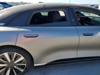 2022 Lucid Air Grand Touring with VIN 50EA1GBA9NA004285, listed as a Copart auction lot 82369014 with 27,451 mi miles and Salvage Title. Bid and sale history available at carsss.com. Image 10.