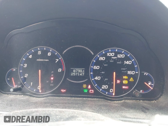 2008 Acura TSX with VIN JH4CL96888C005008, listed as a IAAI auction lot 42521433 with 257,147 mi miles and . Bid and sale history available at DreamBid. Image 7.