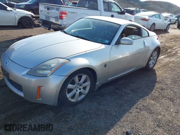 2004 Nissan 350Z Touring with VIN JN1AZ34E94T050033, listed as a IAAI auction lot 41652568 with 120,955 mi miles. Bid and sale history available at carsss.com. Image 2.