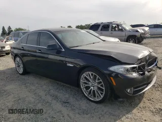 2012 BMW 5 Series 528i z VIN WBAXG5C56CDY28661, wystawiony jako Copart lot #53372745 z przebiegiem 130 810 mil mil oraz Szkoda całkowita • Salvage title. Historia ofert i sprzedaży dostępna na DreamBid. Obrazek 4.