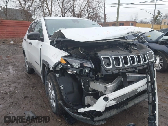 2022 Jeep Compass Sport с VIN 3C4NJDAB8NT106765, выставлен на аукционе IAAI как лот 41669570 с пробегом 74 550 миль миль и . История ставок и продаж доступна на DreamBid. Изображение 6.