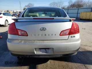 2004 Infiniti G35 w/Leather with VIN JNKCV51E24M614955, listed as a Copart auction lot 46653685 with 187,864 mi miles and Salvage Title. Bid and sale history available at DreamBid. Image 6.