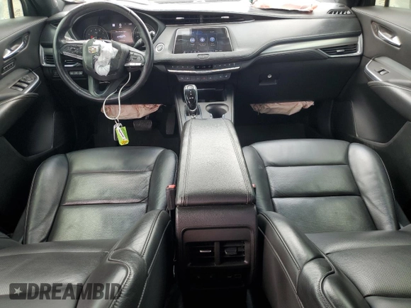 2021 Cadillac XT4 FWD Premium Luxury with VIN 1GYFZCR44MF080763, listed as a Copart auction lot 54059525 with 46,319 mi miles and Salvage Title. Bid and sale history available at carsss.com. Image 8.