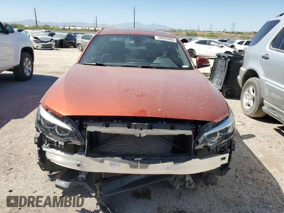 2018 BMW 2 Series 230i with VIN WBA2J1C57JVD09245, listed as a Copart auction lot 58095484 with 77,407 mi miles and Salvage Title. Bid and sale history available at carsss.com. Image 5.