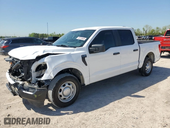 2023 Ford F-150 XL with VIN 1FTEW1C5XPKF56011, listed as a Copart auction lot 50724605 with 25,420 mi miles and Salvage title. Bid and sale history available at DreamBid. Image 1.