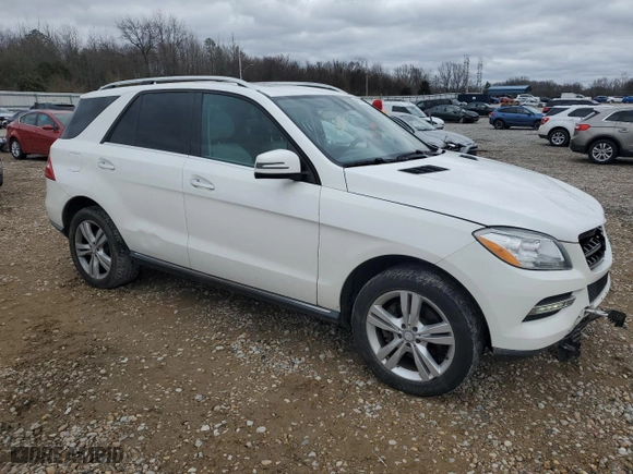 2014 Mercedes-Benz M-Class ML 350 with VIN 4JGDA5JB6EA279902, listed as a Copart auction lot 48001065 with NaN miles and Salvage Title. Bid and sale history available at carsss.com. Image 4.