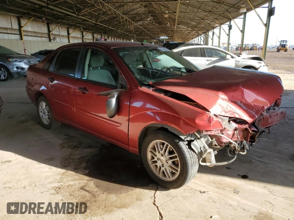 2005 Ford Focus S with VIN 1FAFP34N95W264003, listed as a Copart auction lot 50100355 with 155,742 mi miles and Salvage Title. Bid and sale history available at carsss.com. Image 4.