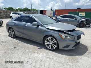 2014 Mercedes-Benz CLA 250 with VIN WDDSJ4EB2EN043469, listed as a Copart auction lot 63766465 with Not provided miles and Salvage title. Bid and sale history available at DreamBid. Image 4.