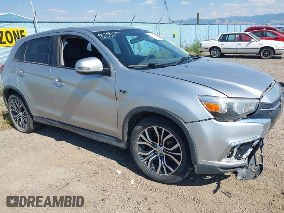 2018 Mitsubishi Outlander Sport SE 2.4 with VIN JA4AR3AW2JZ036004, listed as a IAAI auction lot 39806270 with 102,815 mi miles. Bid and sale history available at carsss.com. Image 1.