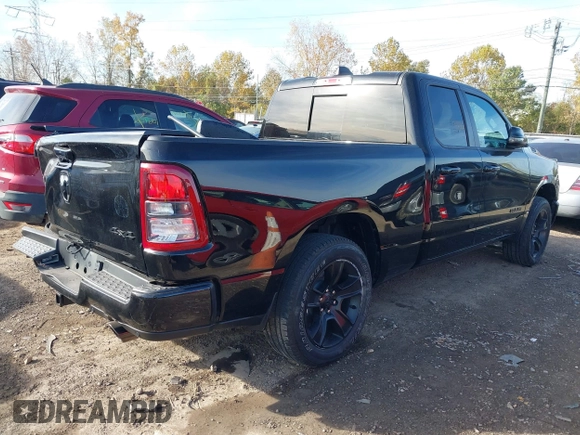 2023 Ram 1500 Big Horn with VIN 1C6SRFBT6PN526761, listed as a IAAI auction lot 40678990 with 8,367 mi miles. Bid and sale history available at carsss.com. Image 4.