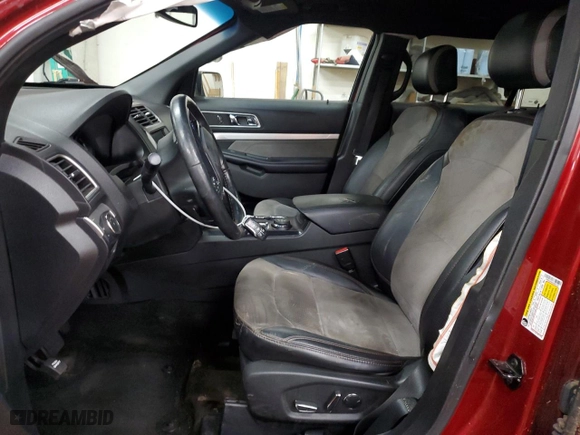 2017 Ford Explorer XLT with VIN 1FM5K8D80HGB91447, listed as a Copart auction lot 51487435 with 174,559 mi miles and Salvage Title. Bid and sale history available at carsss.com. Image 7.