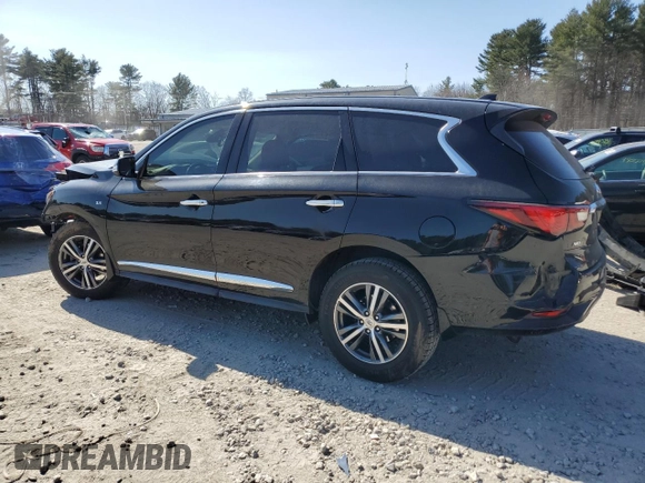 2020 Infiniti QX60 LUXE with VIN 5N1DL0MM4LC537300, listed as a Copart auction lot 49049205 with 57,681 mi miles and Salvage Title. Bid and sale history available at carsss.com. Image 2.