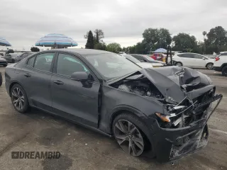 2024 Volvo S60 Plus Dark Theme with VIN 7JRL12TL8RG315565, listed as a Copart auction lot 53347535 with 18,396 mi miles and Salvage title. Bid and sale history available at DreamBid. Image 4.