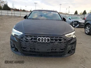 2023 Audi A8 with VIN WAULDAF8XPN010050, listed as a Copart auction lot 78076854 with 36,058 mi miles and Salvage Title. Bid and sale history available at carsss.com. Image 5.