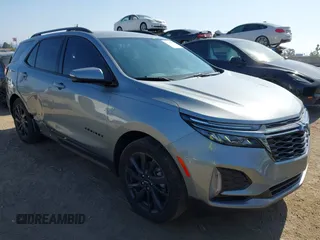 2023 Chevrolet Equinox RS with VIN 3GNAXMEG9PS187746, listed as a IAAI auction lot 42349989 with 22,264 mi miles and . Bid and sale history available at DreamBid. Image 1.