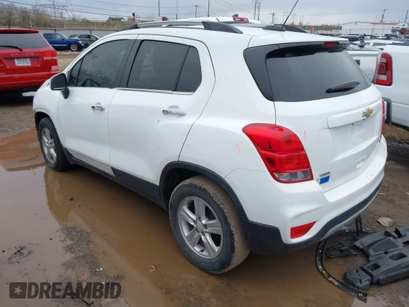 2019 Chevrolet Trax LT with VIN KL7CJLSB6KB913781, listed as a IAAI auction lot 41855655 with 86,444 mi miles and . Bid and sale history available at carsss.com. Image 3.