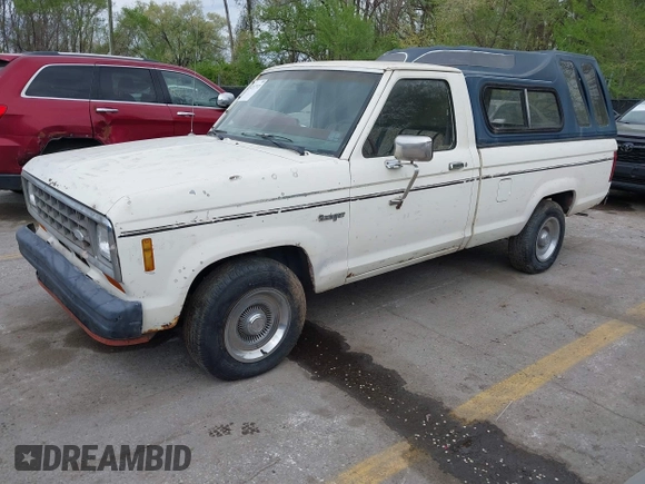 1985 Ford Ranger with VIN 1FTCR10S8FUA23702, listed as a IAAI auction lot 42017521 with 12,320 mi miles and . Bid and sale history available at DreamBid. Image 2.