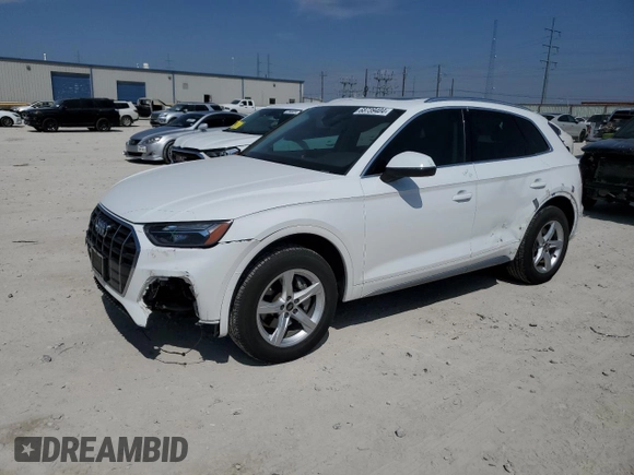 2022 Audi Q5 Premium with VIN WA1ABAFY2N2125394, listed as a Copart auction lot 68739404 with 10,558 mi miles and Salvage title. Bid and sale history available at DreamBid. Image 1.