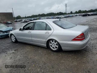 2002 Mercedes-Benz S-Class 5.0L with VIN WDBNG75J02A308650, listed as a Copart auction lot 71954194 with 191,891 mi miles and Clean Title. Bid and sale history available at carsss.com. Image 2.
