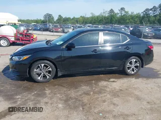 2023 Nissan Sentra SV with VIN 3N1AB8CV2PY276039, listed as a IAAI auction lot 42074619 with 21,495 mi miles and . Bid and sale history available at DreamBid. Image 14.