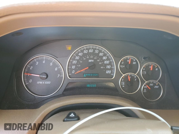 2003 GMC Envoy SLT с VIN 1GKDT13S132191047, выставлен на аукционе Copart как лот 53000825 с пробегом 180 050 миль миль и Списание • Salvage title. История ставок и продаж доступна на DreamBid. Изображение 9.