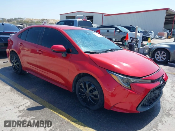 2021 Toyota Corolla LE with VIN 5YFEPMAE1MP167563, listed as a IAAI auction lot 41870046 with 74,051 mi miles and . Bid and sale history available at carsss.com. Image 1.