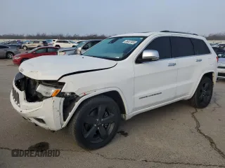 2016 Jeep Grand Cherokee Overland with VIN 1C4RJFCM9GC332730, listed as a Copart auction lot 86407904 with 158,693 mi miles and Salvage title. Bid and sale history available at DreamBid. Image 1.