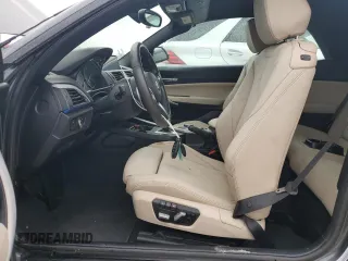 2017 BMW 2 Series 230i with VIN WBA2K9C37HV950557, listed as a Copart auction lot 74425264 with Not provided miles and Salvage title. Bid and sale history available at DreamBid. Image 7.