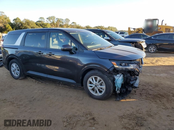 2022 Kia Carnival LXS with VIN KNDNB4H3XN6157819, listed as a Copart auction lot 81251984 with 45,602 mi miles and Salvage Title. Bid and sale history available at carsss.com. Image 4.