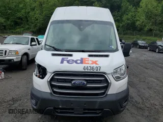 2020 Ford Transit Cargo with VIN 1FTBW3U88LKB34059, listed as a Copart auction lot 57055695 with 77,813 mi miles and Clean title. Bid and sale history available at DreamBid. Image 5.