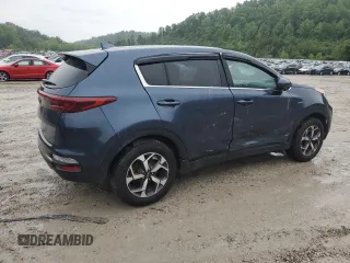 2021 Kia Sportage LX z VIN KNDPMCAC3M7875325, wystawiony jako Copart lot #58910705 z przebiegiem 49 312 mil mil oraz Szkoda całkowita • Salvage title. Historia ofert i sprzedaży dostępna na DreamBid. Obrazek 3.