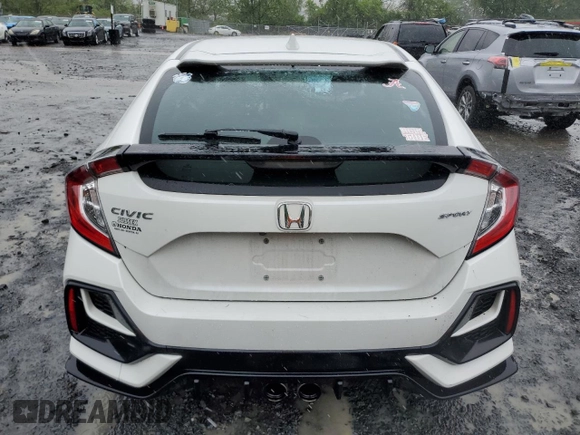 2021 Honda Civic Sport with VIN SHHFK7H49MU401573, listed as a Copart auction lot 56133445 with 90,280 mi miles and Salvage Title. Bid and sale history available at DreamBid. Image 6.