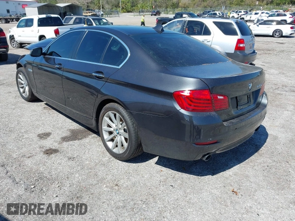 2014 BMW 5 Series 535i with VIN WBA5B1C54ED477525, listed as a IAAI auction lot 41692887 with 122,288 mi miles. Bid and sale history available at carsss.com. Image 3.